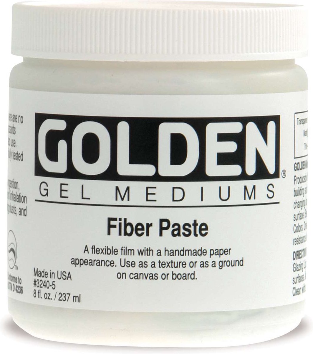 Golden | Gel Mediums | Fiber Paste | Pot á 237ml